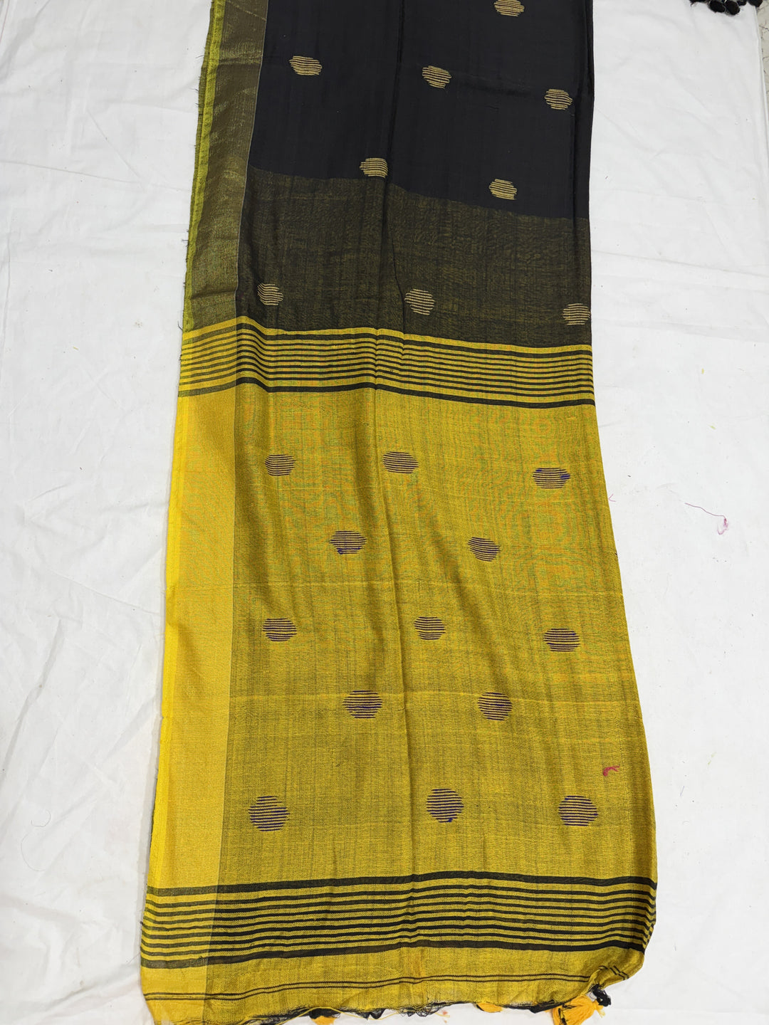 Ball Cotton Khadi Cotton Saree (DHN-490)