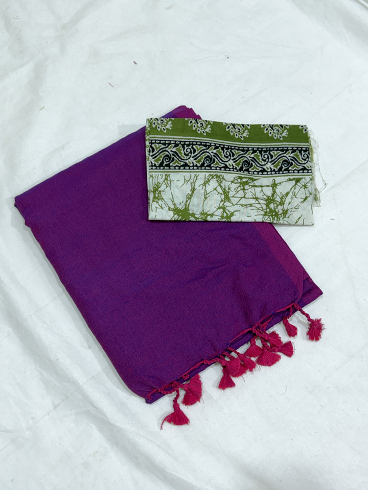 Combo Khadi Cotton Saree (DHN-496)