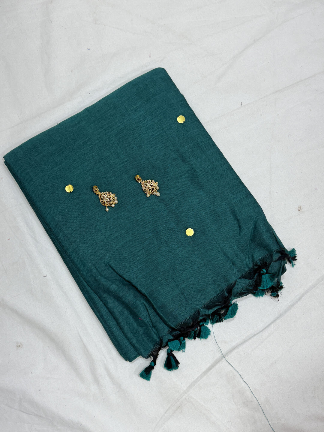 Mirror Khadi Cotton Saree (DHN-500)